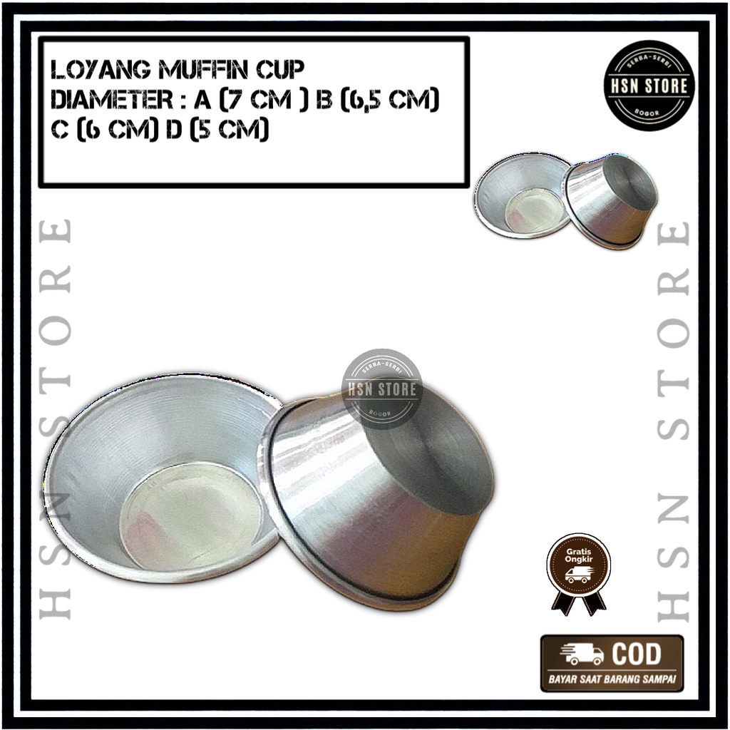 CETAKAN KUE TALAM / MUFFIN CUP / CETAKAN MUFFIN / KUE MANGKOK