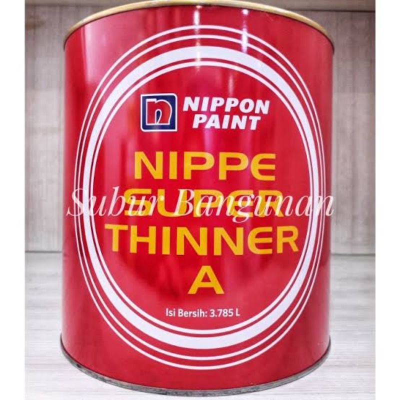 Jual Nippe Super Thinner A / Thinner Nippon / Minyak Cat Nippon 3,785 Ltr Shopee Indonesia