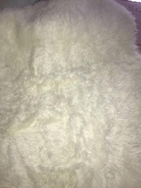 [bisa Custom] Karpet Shaggy Karpet Korea Putih Karpet Korea Lucu 100x150cm Dekorasi Kamar Aesthetic