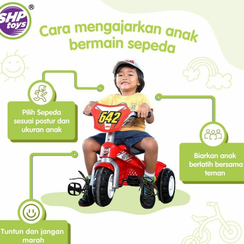 SEPEDA ANAK RODA 3 TIGA MURAH LAKI LAKI PEREMPUAN, SEPEDA ANAK