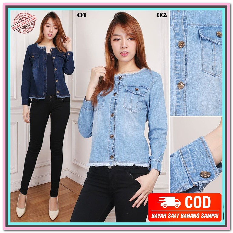 Jaket Fashion Parka Buckaroo Wanita Fesyen Kekinian Waterproof Im QP963 Jaket Outwear Boenny Jacket