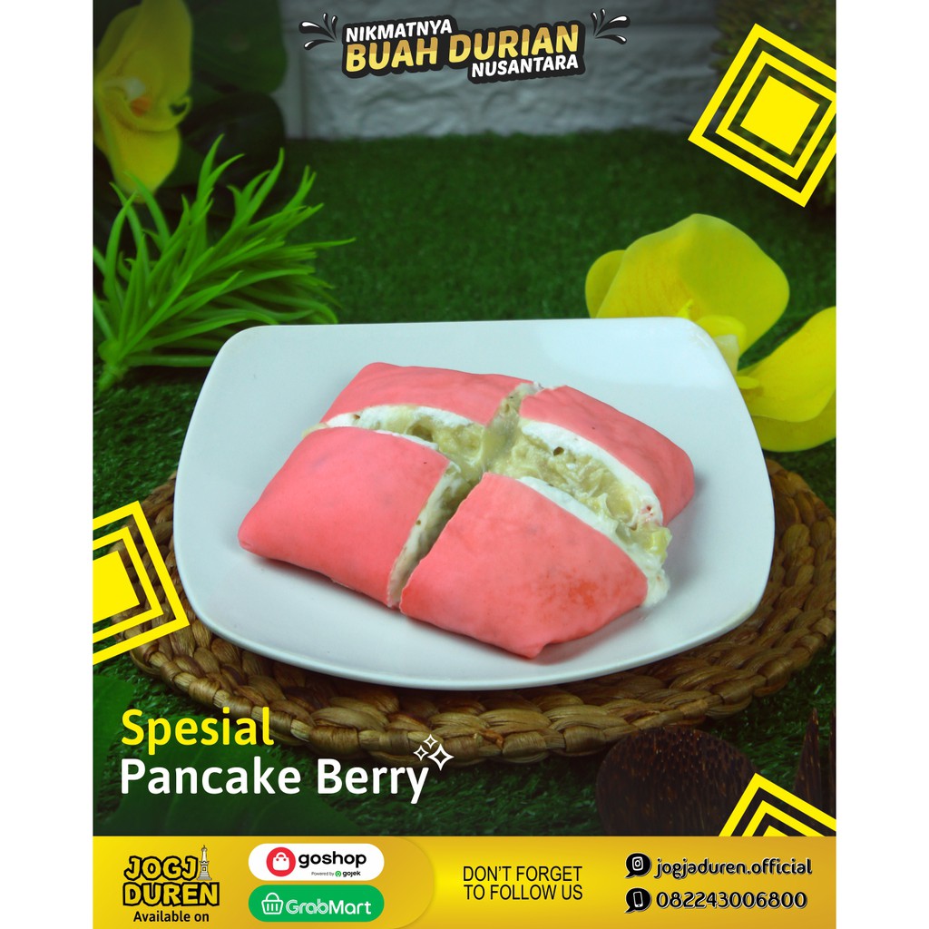 

Pancake Durian, ada rasa Strawberry nya