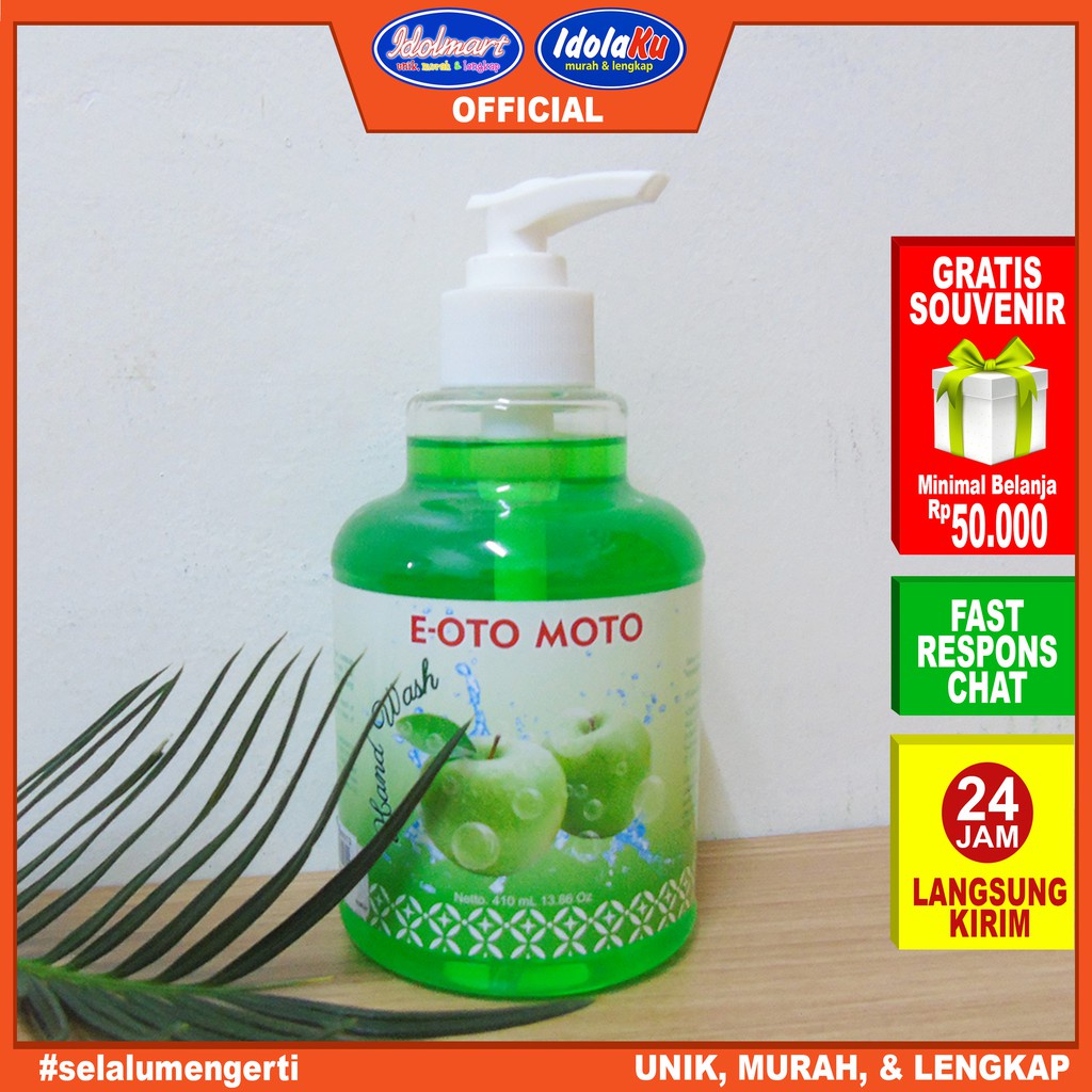 IDOLAKU Sabun Cuci Tangan / Hand Soap E Oto Moto 410ml Sabu Cuci Tangan