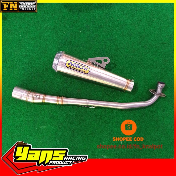 KNALPOT RACING ARROW JUPITER Z / VEGA R / REVO FIT / JUPITER Z1 / SUPRA X / KARISMA / BLADE 110 / BL