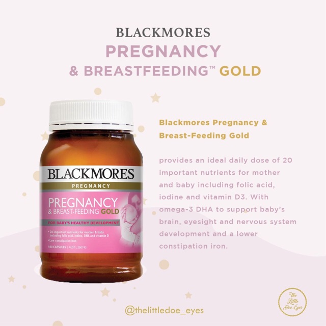 [READY] Blackmores Pregnancy and Breastfeeding Gold BPOM