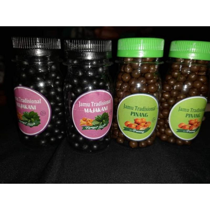 Pil jamu manjakani/pil jamu pinang muda