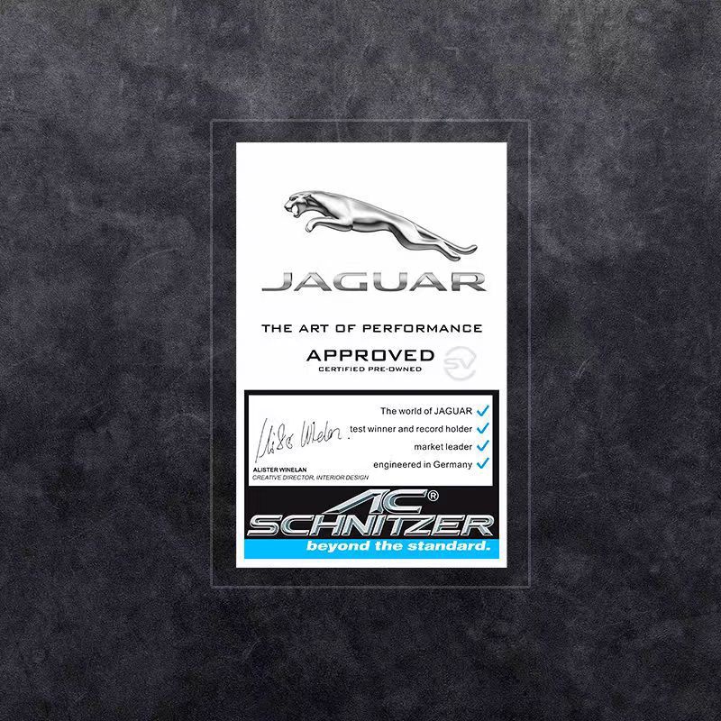 Stiker Kaca Depan Mobil Elektrostatis Untuk Jaguar