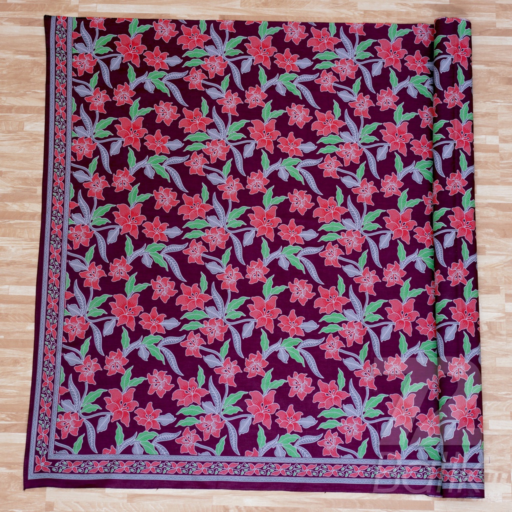 KAIN BATIK KATUN Premium Motif Sekar Sari Warna Coklat Tua Coklat Nila Hijau 728468 Cap 72 Jarik Jarit Samping Kebat Panjang Batik Katun Modern Premium Bahan Seragam Batik Pernikahan Kantor Keluarga Murah Kamen Jadi Batik Bali Lembaran