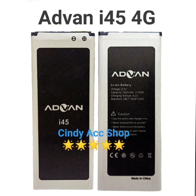 Baterai Advan i45 4G Batre Battery Advan