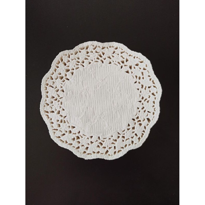 

Tatakan Toples Kertas Alas Kue Kering Doiley Paper isi 10 lembar diameter 14cm
