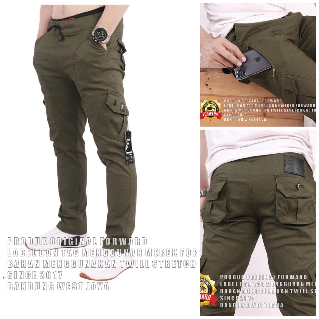 Celana Cargo Pdl Tactical Pria  System Fourlayers