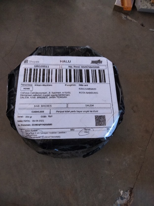 Velcro Tape 5 Cm / Perepet / Kretekan / Perekat / Hook And Loop .