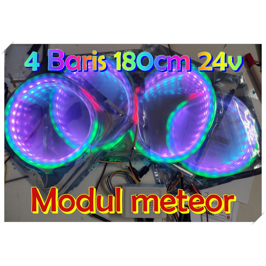 Paket Taillamp 3 baris, 4 baris, 150cm 180cm 24v