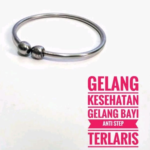 Gelang Monel Bayi Anti Kejang dan Step / Gelang Monel Bayi Asli / Gelang Kesehatan Bayi Terlaris