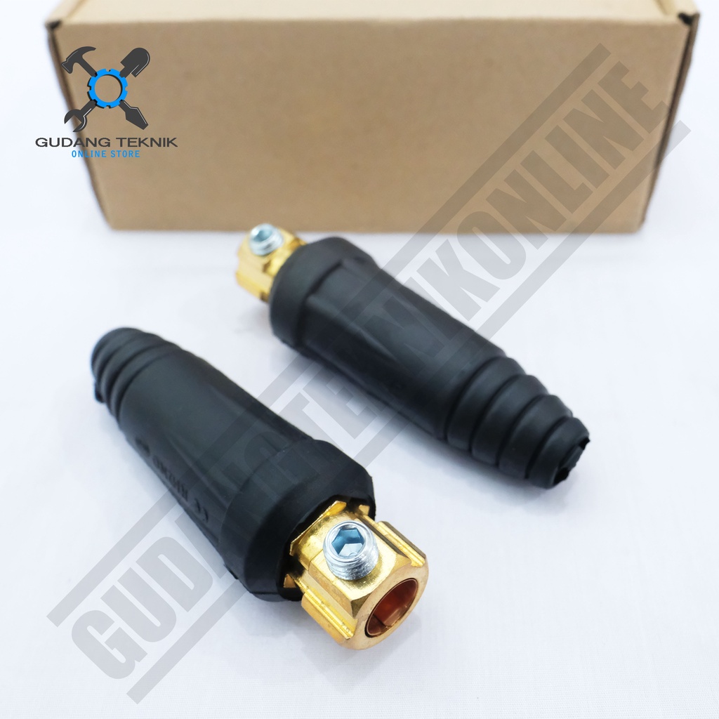 Kabel Konektor Mesin las Female - Male Conector Las Socket 35-50mm Connector LAS SOCKET TRAFO RHINO