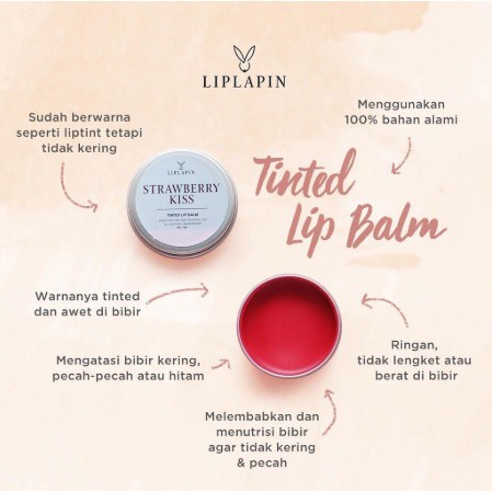 Liplapin Lipbalm Tinted ORIGINAL BPOM KEMASAN BARU