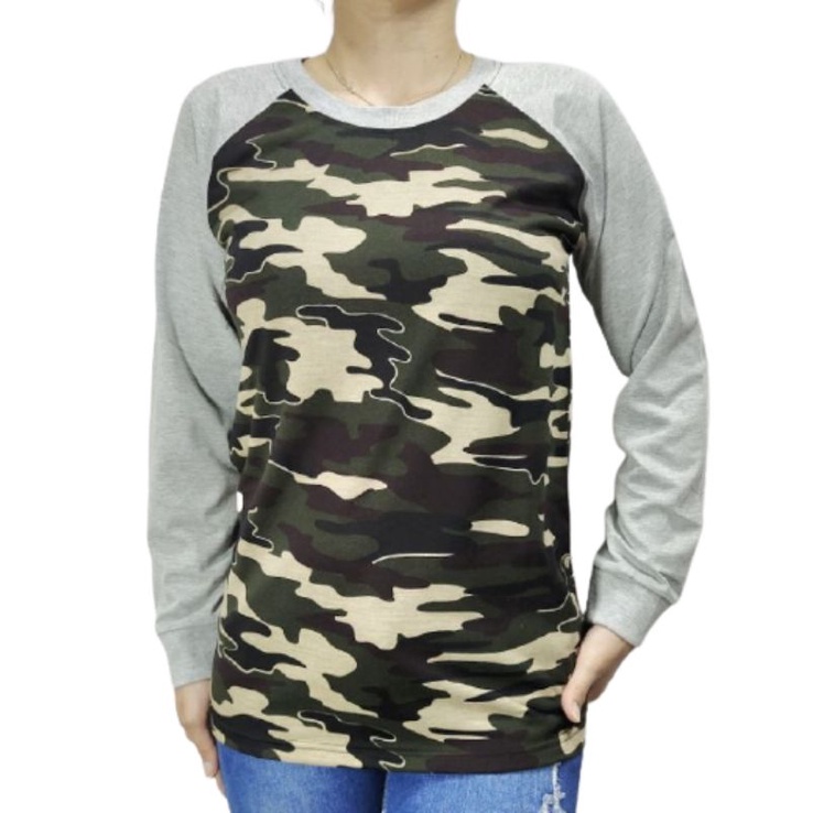 Kaos Loreng Lengan Panjang Untuk Pria dan Wanita Ukuran M L XL XXL