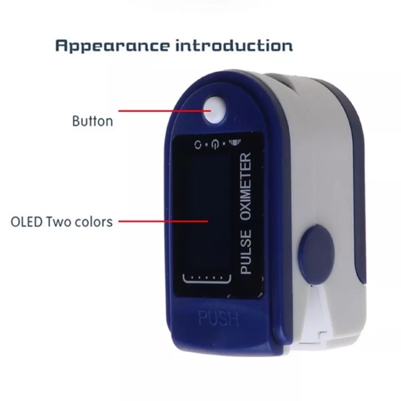 Pulse Oximeter Alat Ukur Kadar Oksigen Darah - LK88