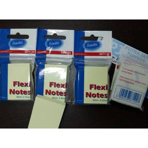 

STICKY NOTE/MEMO/ POST IT 40X50 MM FLEXI BANTEX DISKON
