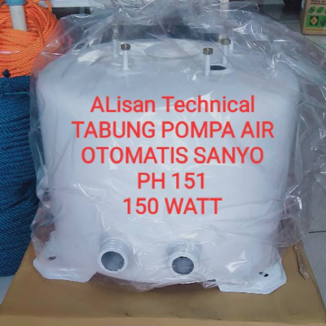 Tabung pompa air otomatis SANYO PH 150 151 bonus karet seal