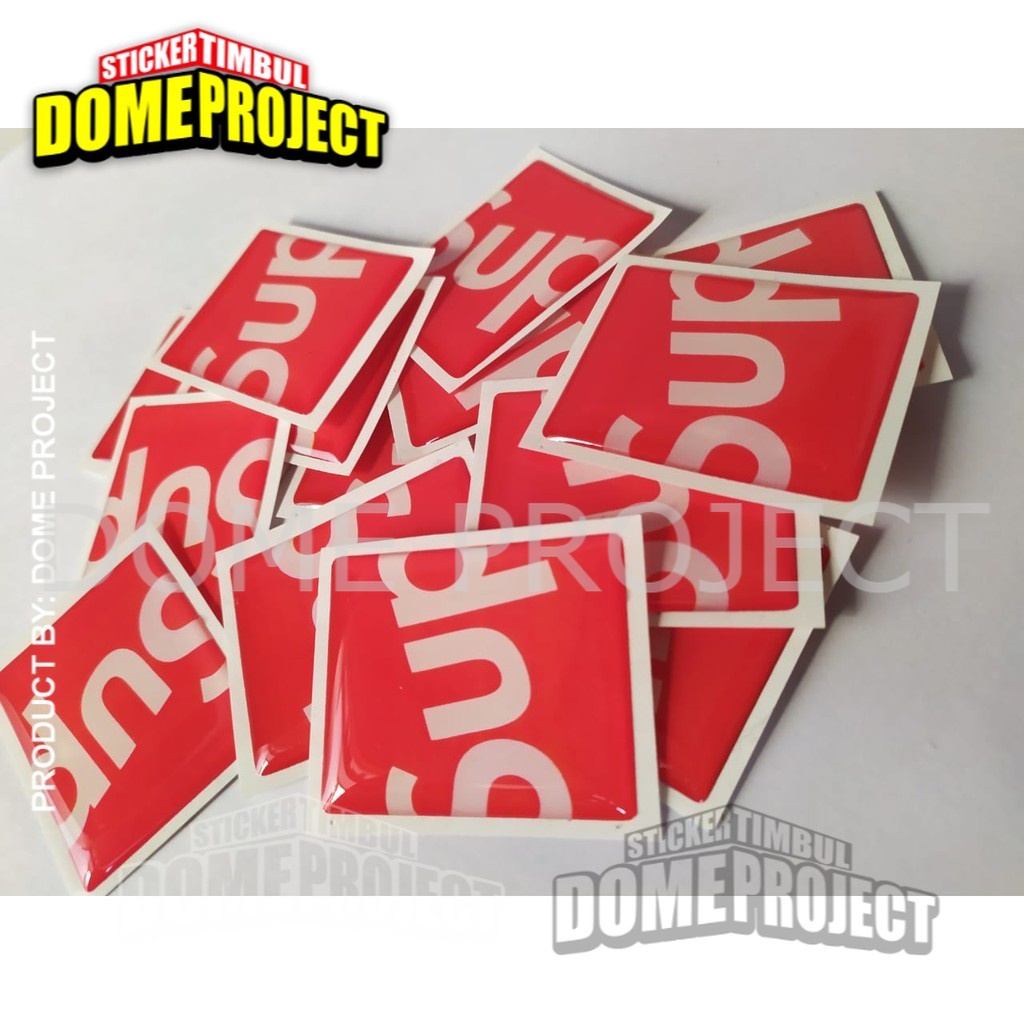 STICKER MOTOR VESPA DASI PIAGGIO SUPREME EMBLEM MOTOR TIMBUL LENTUR AKSESORIES BODY MOTOR IMPORT OUTDOOR STICKER RESIN