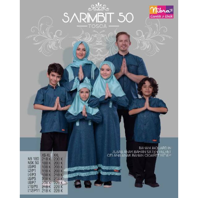 Dress Muslim Couple |Seragam |Nibras Sarimbit 50