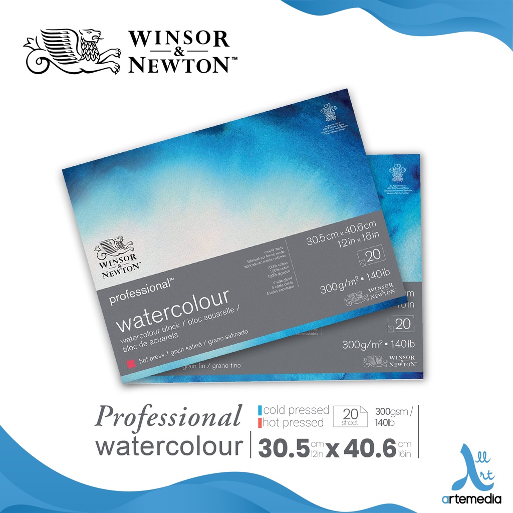 

Winsor & Newton Professional Watercolor Pad 30x40cm Paper Block