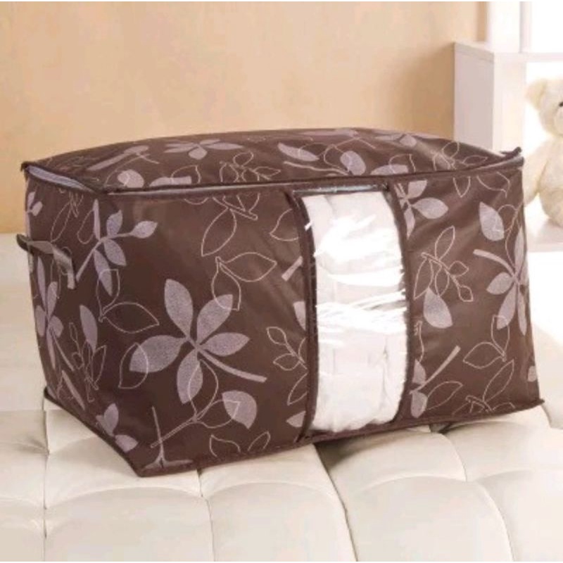 Bamboo Storage Bag Jumbo Tas Penyimpanan Selimut Bed Cover Baju