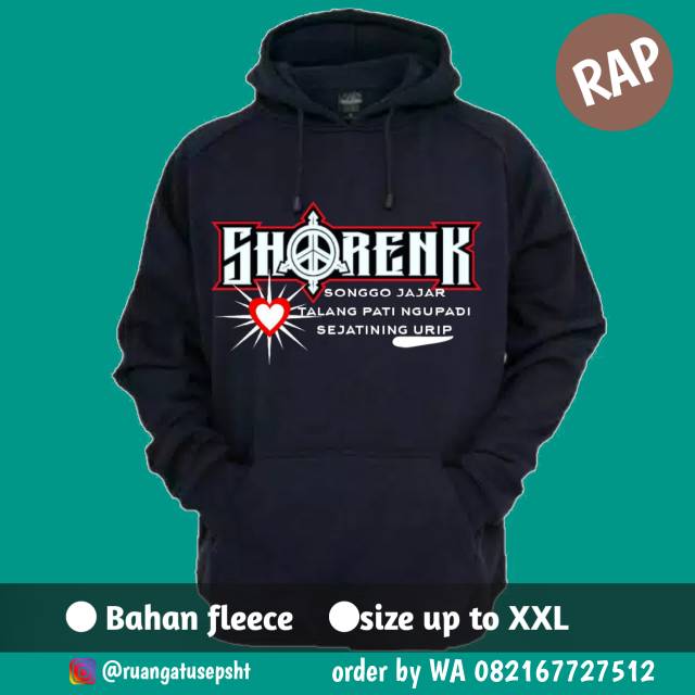 Hoodie shorenk psht terbaru super simple keren