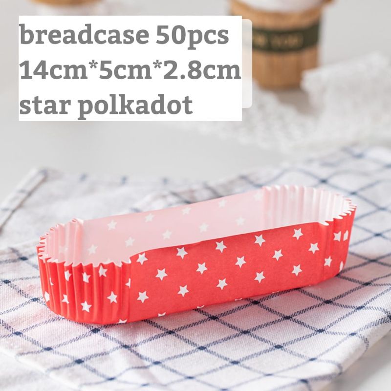 bread paper case oval 50pcs paper cup oval unik dan mewah