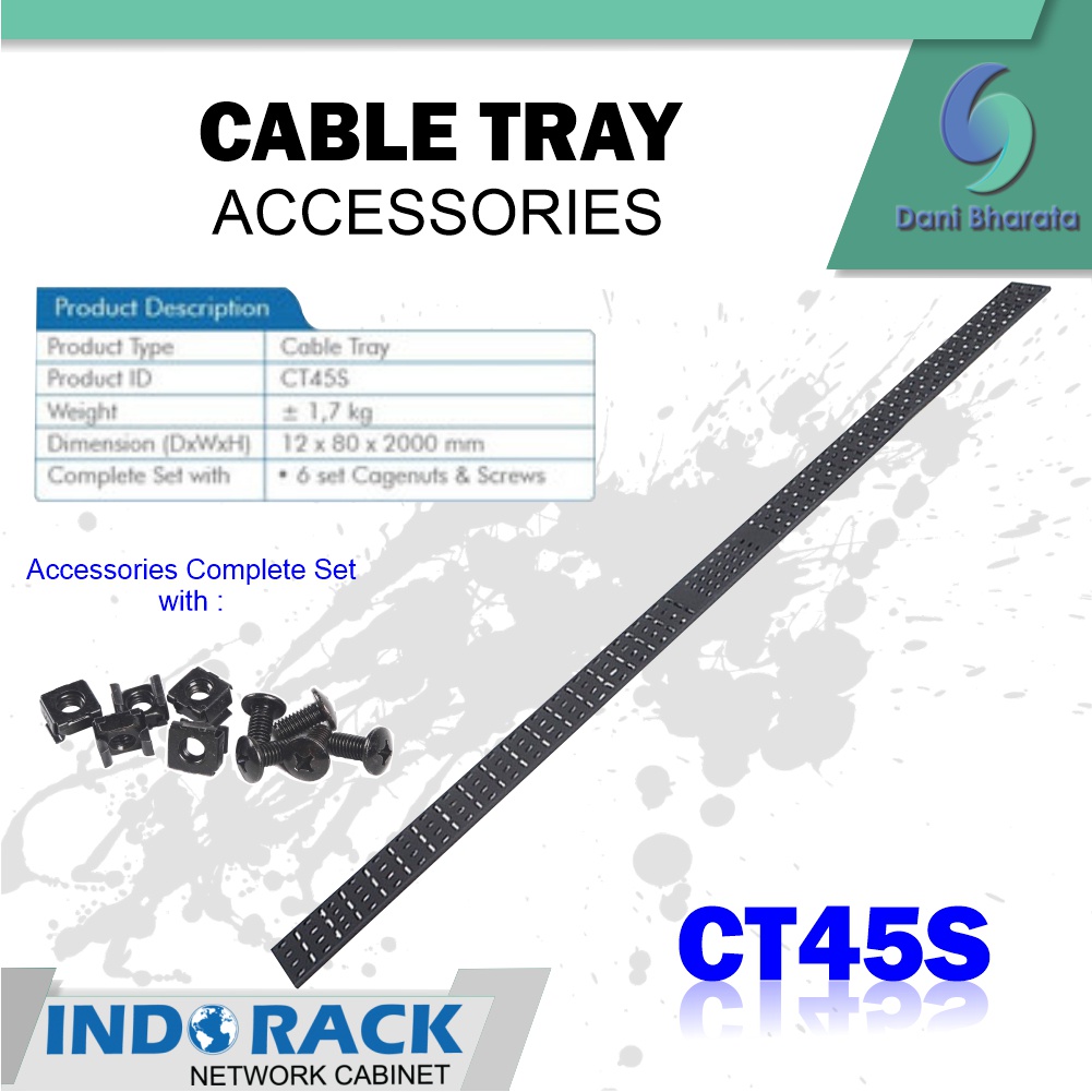 Indorack CT45 Cable Tray For 45U Rack