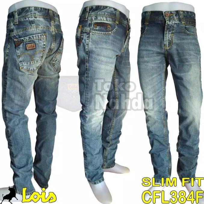 Celana Lois jeans Original slim fit CFL384F