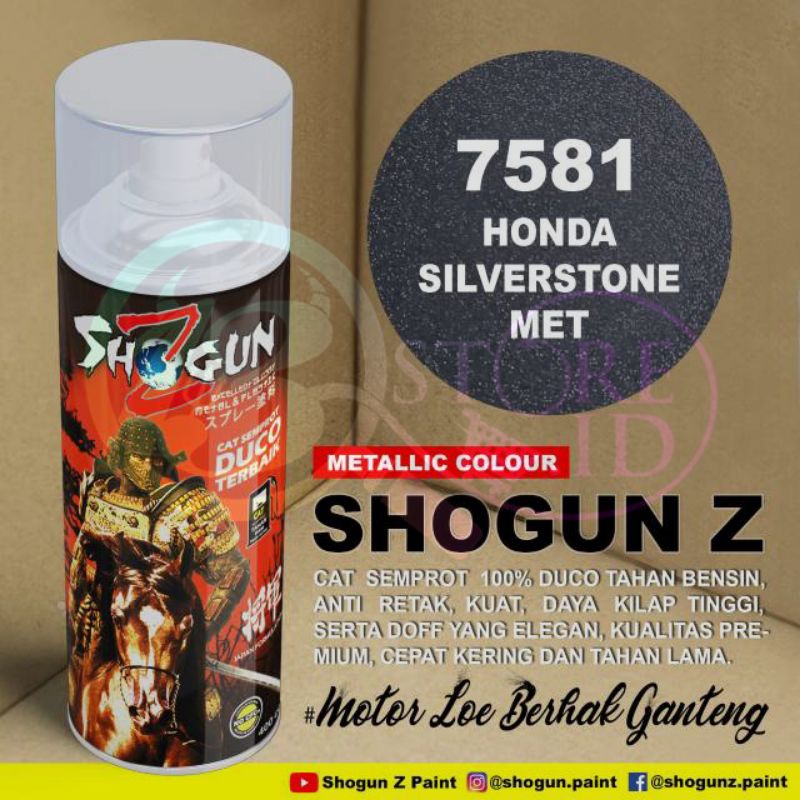 CAT DUCO SHOGUN Z 7581 (HONDA SILVERSTONE MET) 400CC