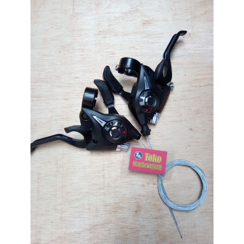 Shifter/operan sepeda MTB FEDERAL (operan+handel,kanan-kiri) SHIFTER 7 SPEED 8 speed OPERAN MTB 7 SP
