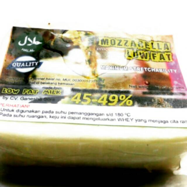 Keju Mozzarella Low Fat
