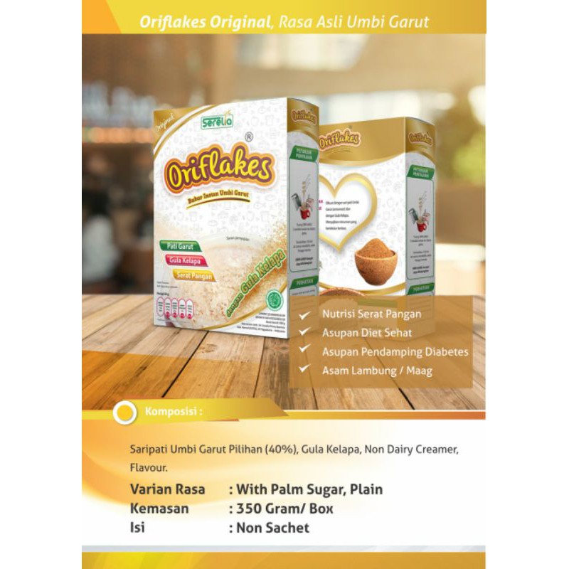 

ORIFLAKES ORIGINAL 350 GR - SEREAL TERAPI ASAM LAMBUNG - GERD - MAAG