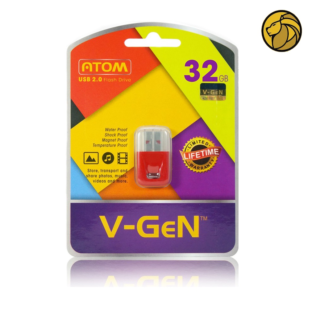 Flashdisk Vgen Atom 32 GB - 16 GB - 8 GB / V-Gen USb Flashdrive