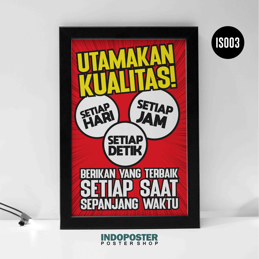 Poster K3 Keselamatan Safety Utamakan Kualitas 60x40cm Shopee Indonesia
