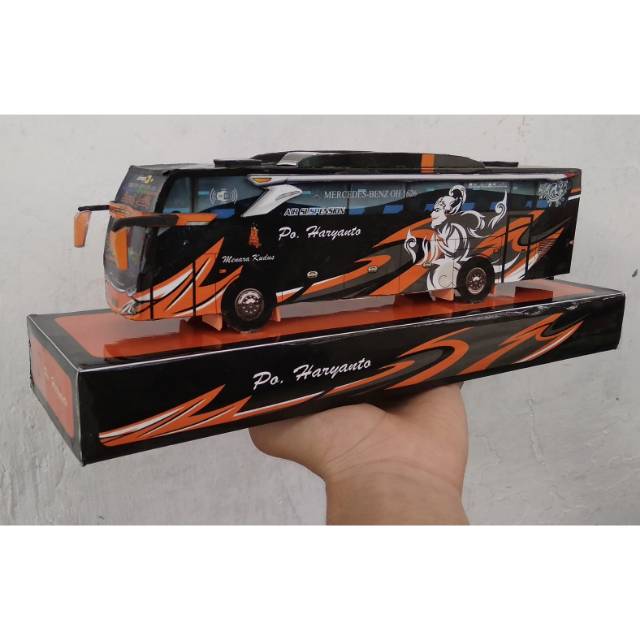 NEW Miniatur Bus Po. Haryanto A.K.A Bani Jawi JB3+SHD Facelift Variasi Pajangan/koleksi/Souvernir