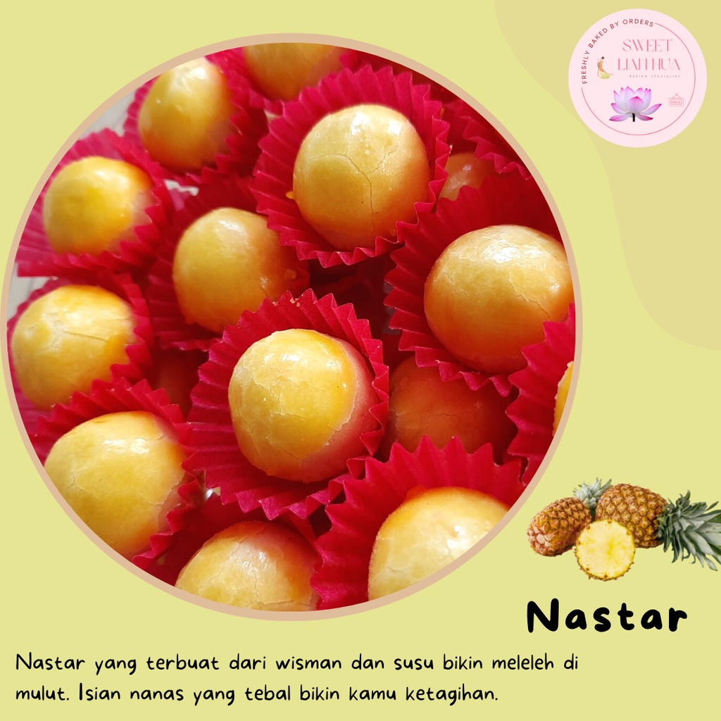 

Nastar Wisman isi Nanas 500 grm / Kue Lebaran / Kue Natal / Kue Imlek / Hampers / Parcel