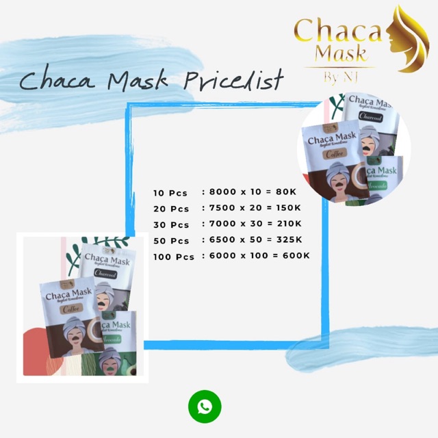 Chaca mask (masker komedo)