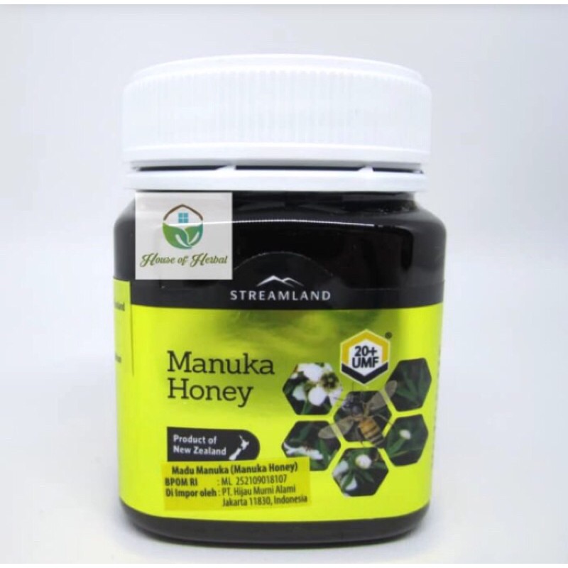 

streamland manuka honey umf 20+250gr new zealand