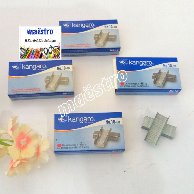 

Isi Kangaro No.10 / Isi Staples Kangaro No.10 / Isi Staples Kecil