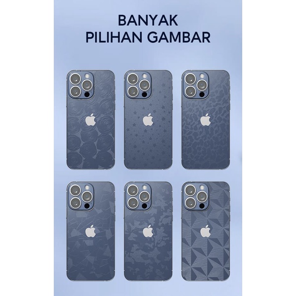 VIVAN VBS05 SERIES 011-031 Garskin Hp/Back Sticker Geometric Pattern