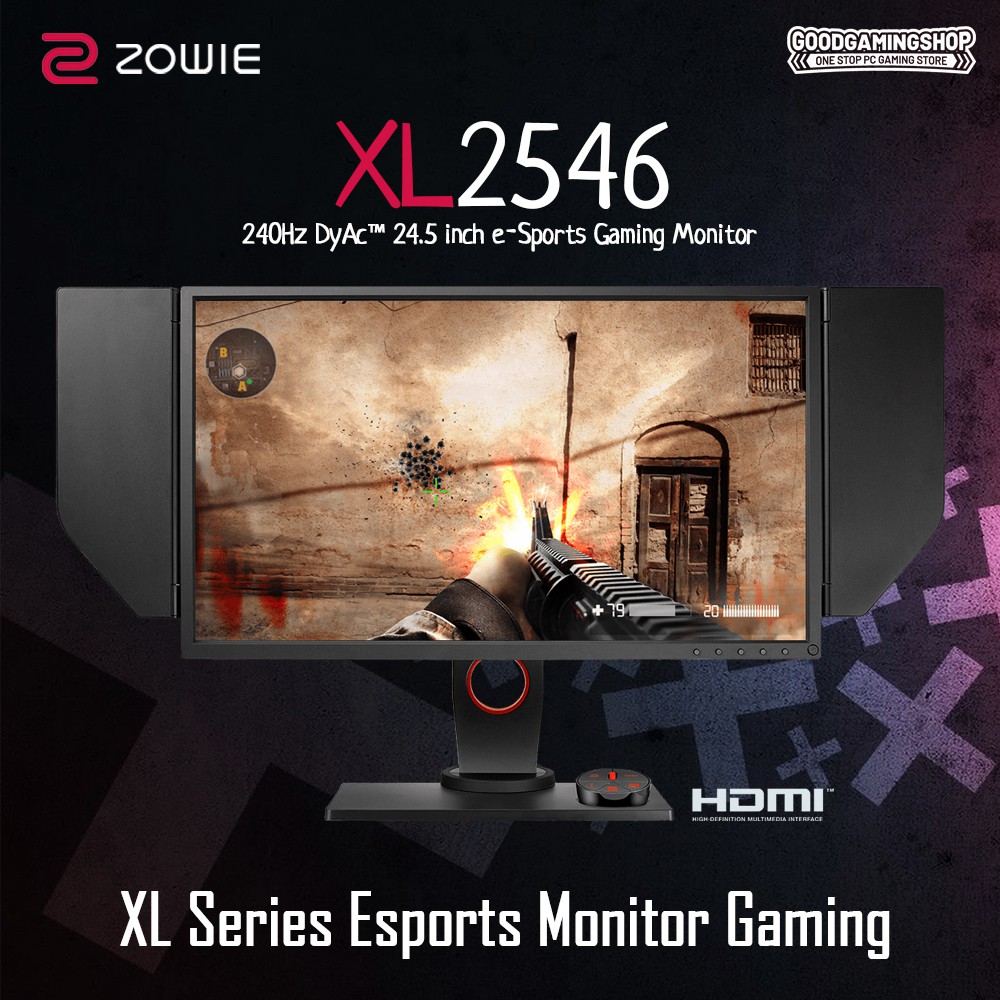 Zowie XL2546 - 240Hz DyAc™ 24.5 inch e-Sports Monitor