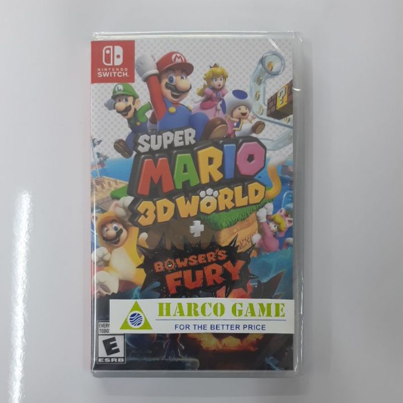 Nintendo Switch Super Mario 3d World + Bowsers Fury / Mario Strikers Battle League