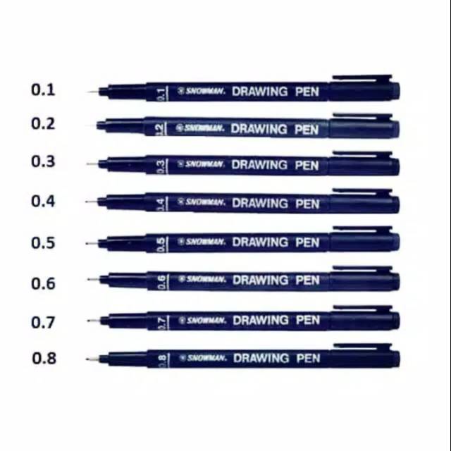 

Drawing Pen Snowman 0.1 mm - 0.8 mm
