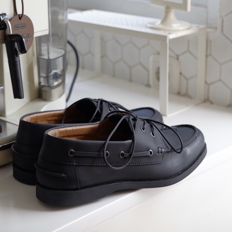 Clinsy Black by OXWALKER sepatu pria formal casual kerja