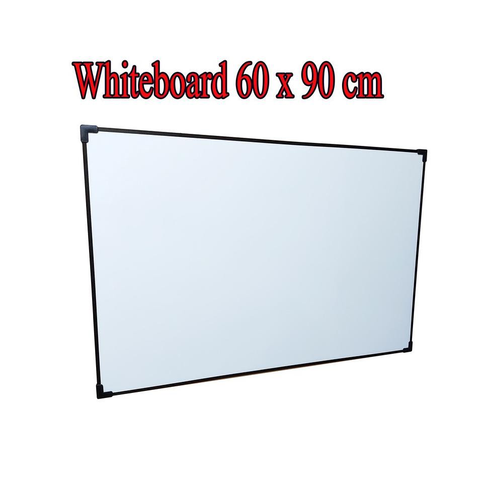 

☿➞,Whiteboard 60 x 90 Papan Tulis Tempels [[Trims ya]]
