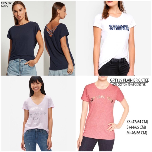 Kaos Gap Original / Gap T-Shirts Original 100%